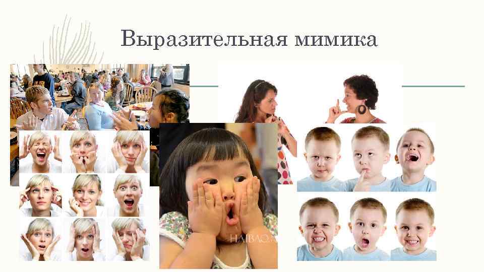 Выразительная мимика 