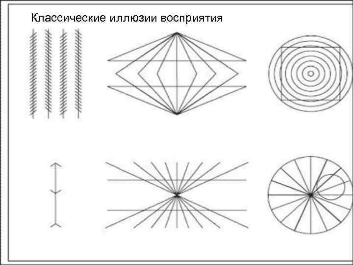 Классические иллюзии восприятия 