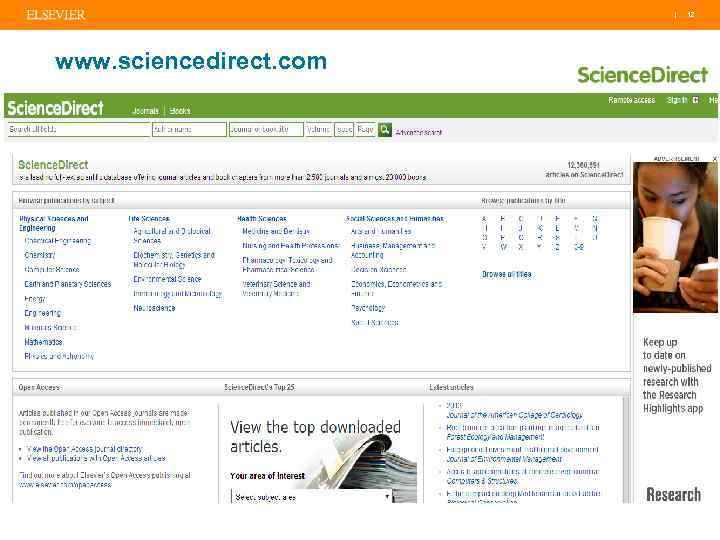 | 12 www. sciencedirect. com 
