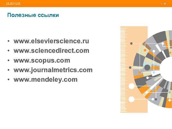 | 82 Полезные ссылки • • • www. elsevierscience. ru www. sciencedirect. com www.