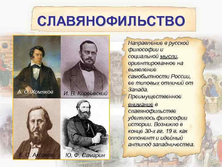 Направления связанные с историей