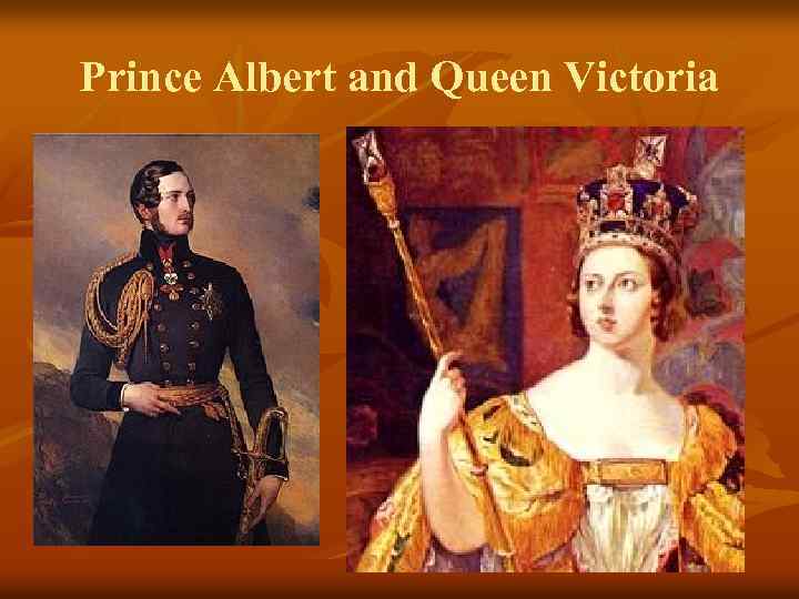 Prince Albert and Queen Victoria 