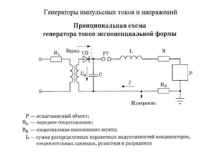 Генератор импульсных колебаний схема