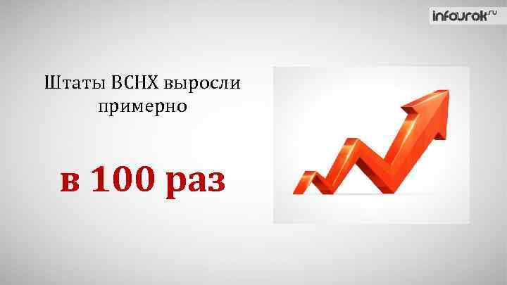 Штаты ВСНХ выросли примерно в 100 раз 