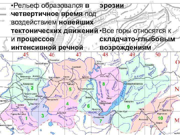 Рельеф тектоническое строение и полезные ископаемые