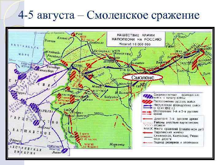 Смоленское сражение карта егэ