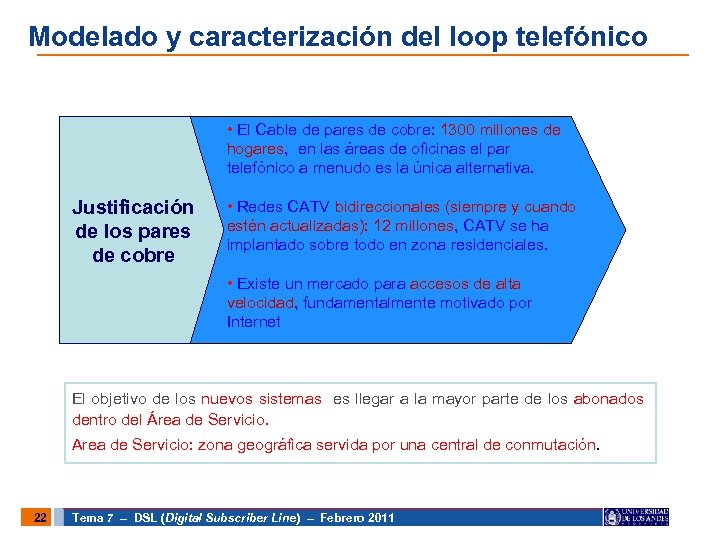 Modelado y caracterización del loop telefónico • El Cable de pares de cobre: 1300