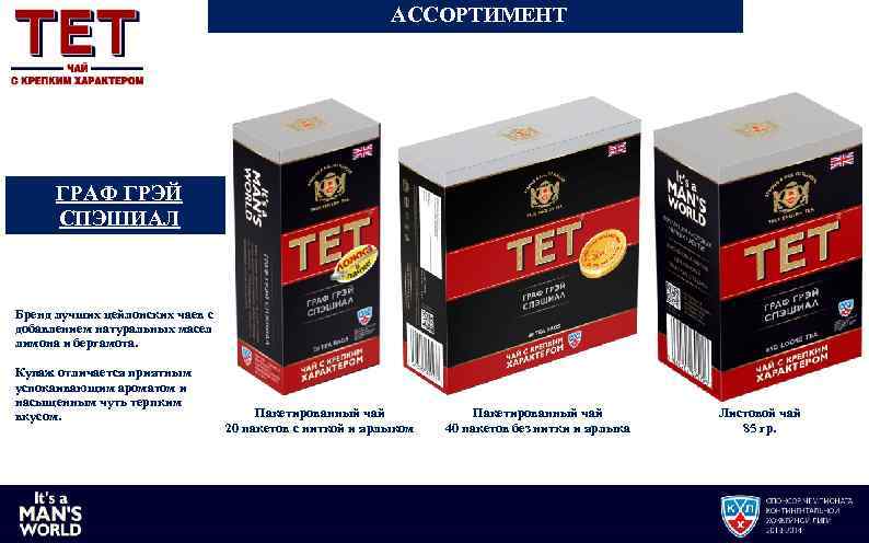 АССОРТИМЕНТ ГРАФ ГРЭЙ СПЭШИАЛ Бренд лучших цейлонских чаев с добавлением натуральных масел лимона и