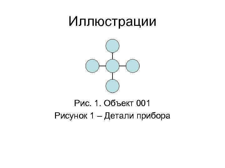 Иллюстрации Рис. 1. Объект 001 Рисунок 1 – Детали прибора 