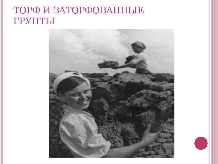 ТОРФ И ЗАТОРФОВАННЫЕ ГРУНТЫ 