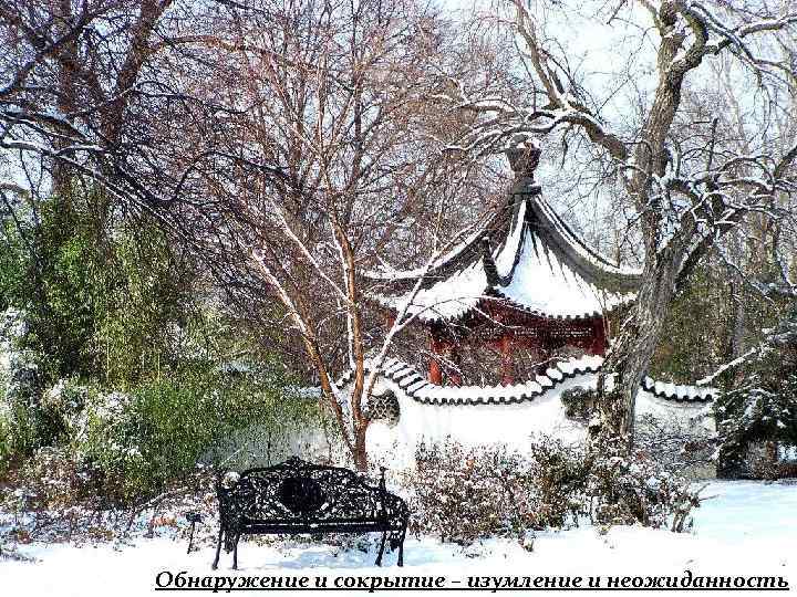Обнаружение и сокрытие – изумление и неожиданность 