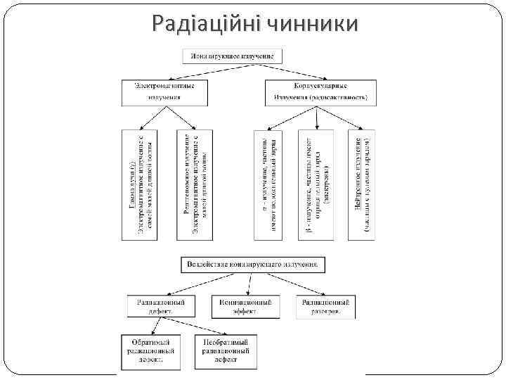 Радіаційні чинники 