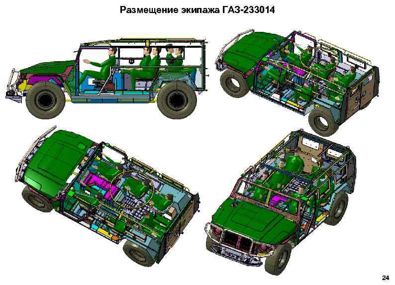 Размещение экипажа ГАЗ-233014 24 