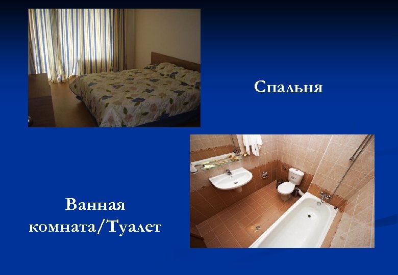 Спальня Ванная комната/Туалет 