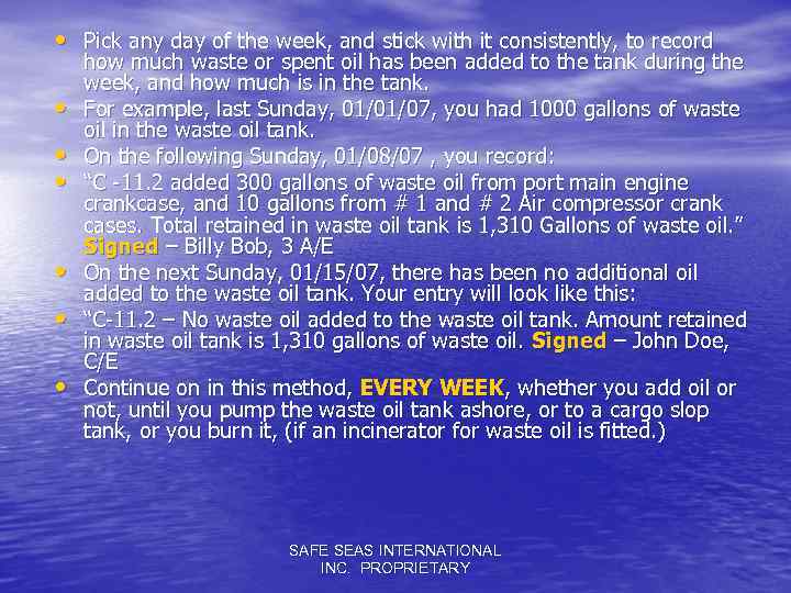  • Pick any day of the week, and stick with it consistently, to