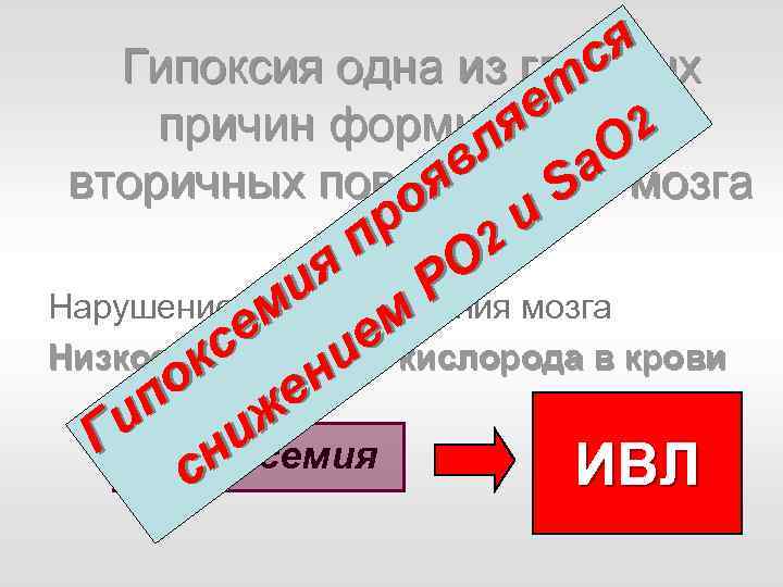 я с Гипоксия одна из главных т е причин формирования я O 2 л