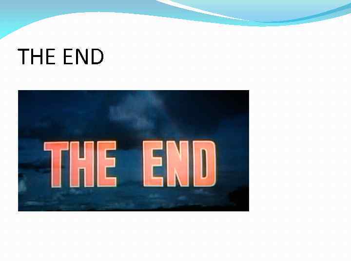 THE END 