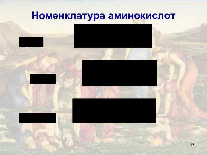 Номенклатура аминокислот 17 
