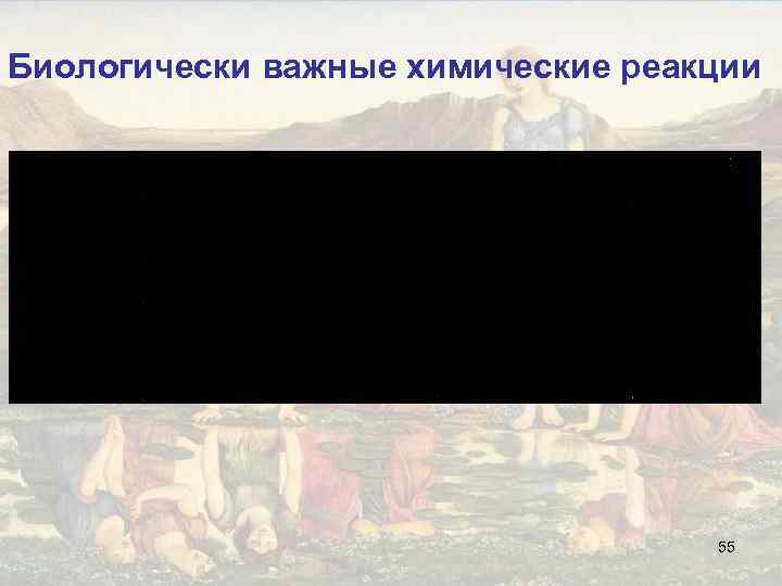 Биологически важные химические реакции 55 