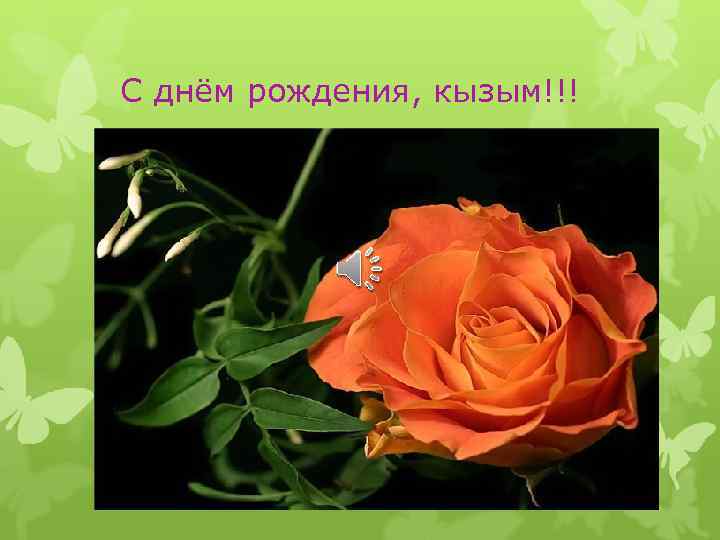 С днём рождения, кызым!!! 