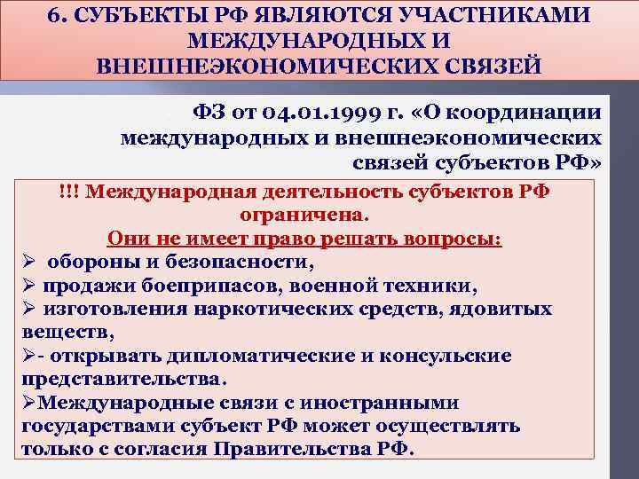 Актуальные проблемы внешнеэкономических связей россии и какой либо страны или группы стран проект