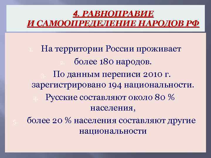 Принцип равноправия и самоопределения народов презентация