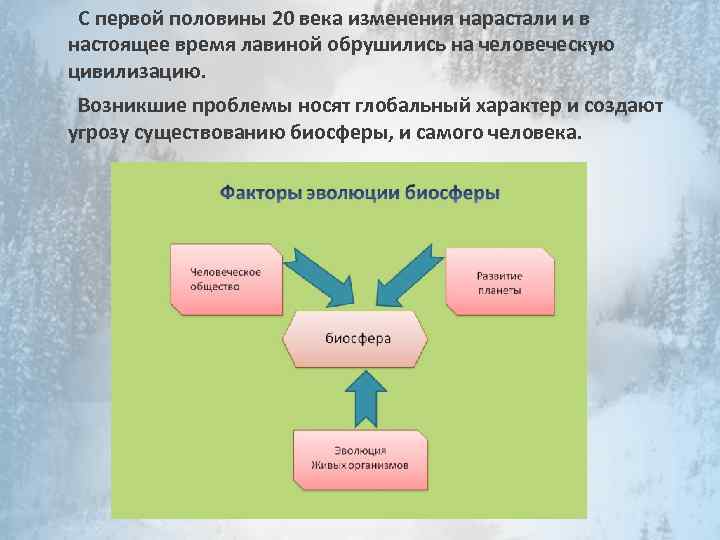 Глобальные антропогенные изменения в биосфере 11 класс презентация