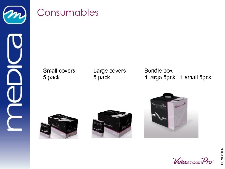 Consumables PB 73051 EN Small covers Large covers Bundle box 5 pack 1 large