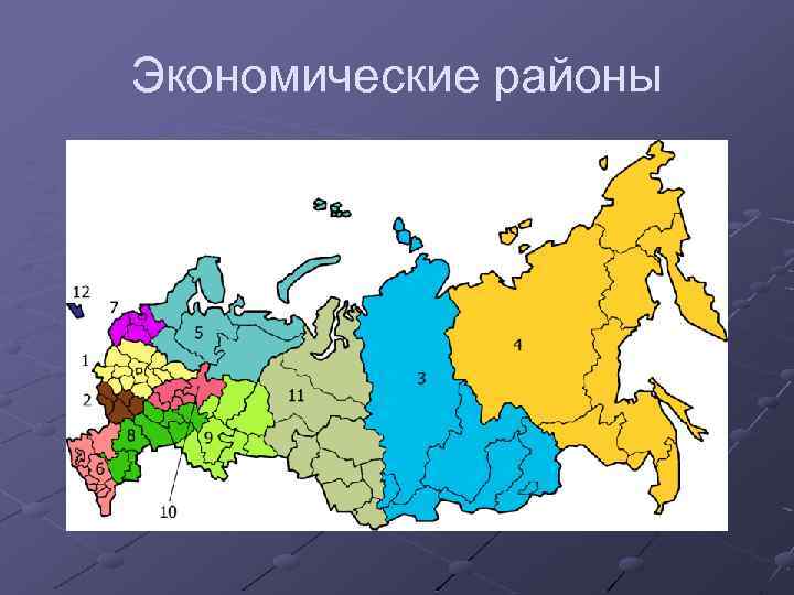 Экономические районы 