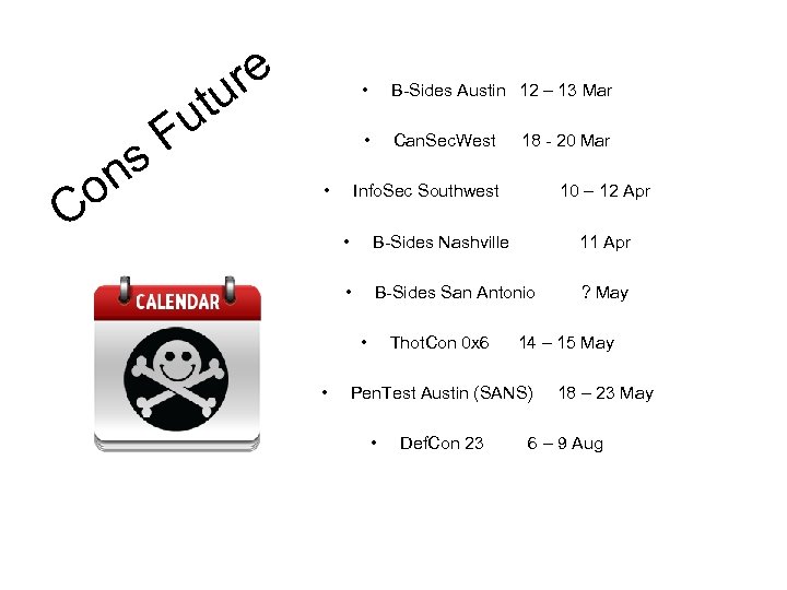 re tu u n o C F s • • • B-Sides Austin 12