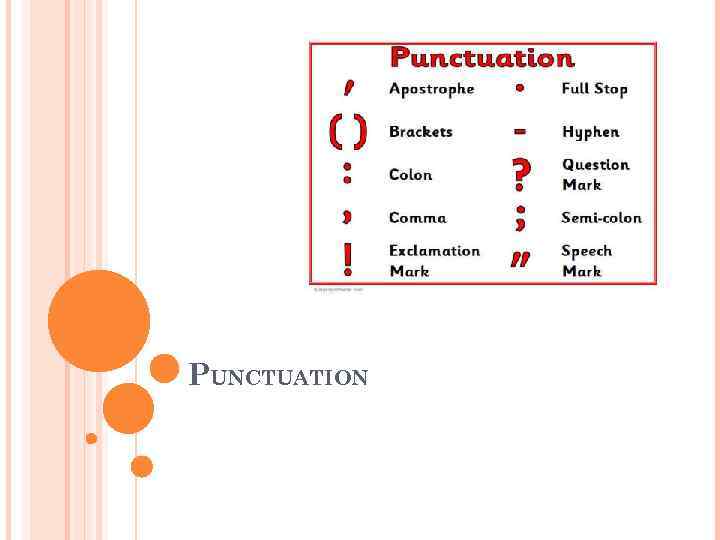 PUNCTUATION 