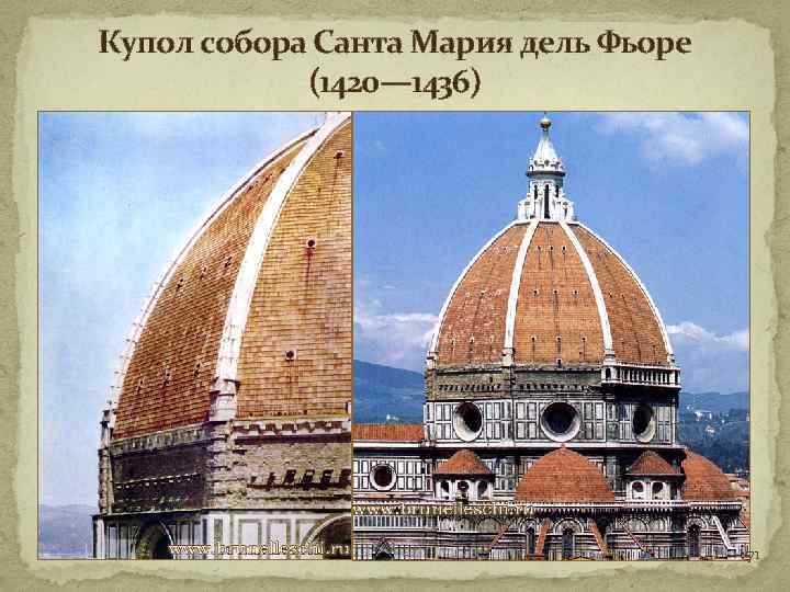 Купол собора Санта Мария дель Фьоре (1420— 1436) 71 