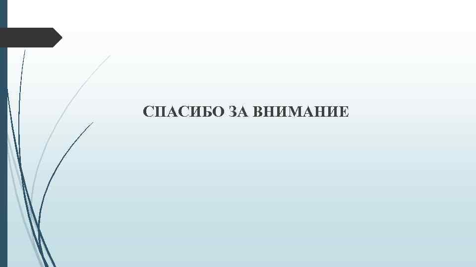 СПАСИБО ЗА ВНИМАНИЕ 