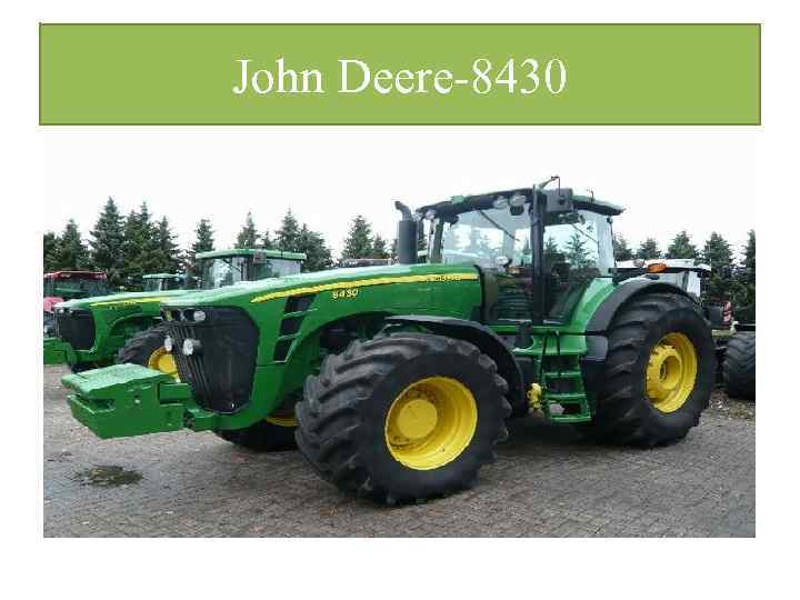 John Deere-8430 
