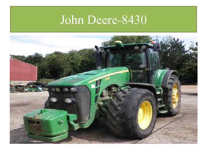 John Deere-8430 