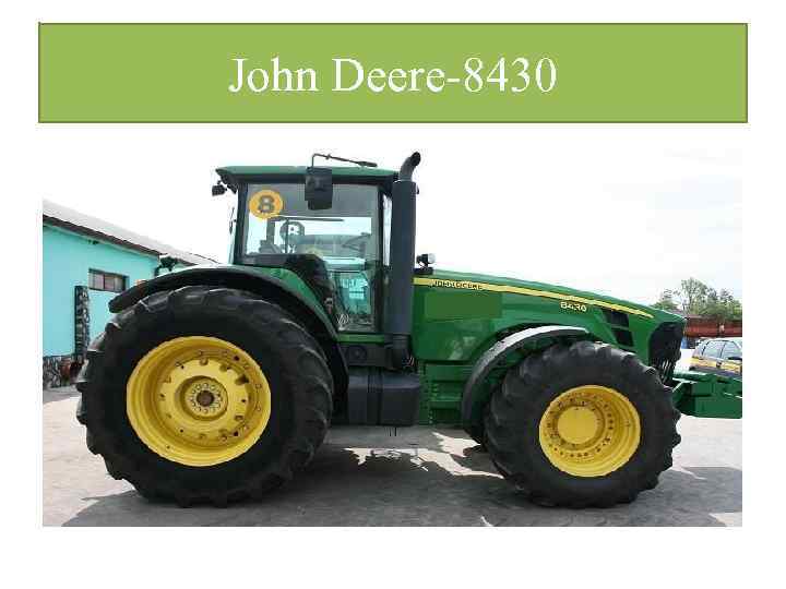 John Deere-8430 