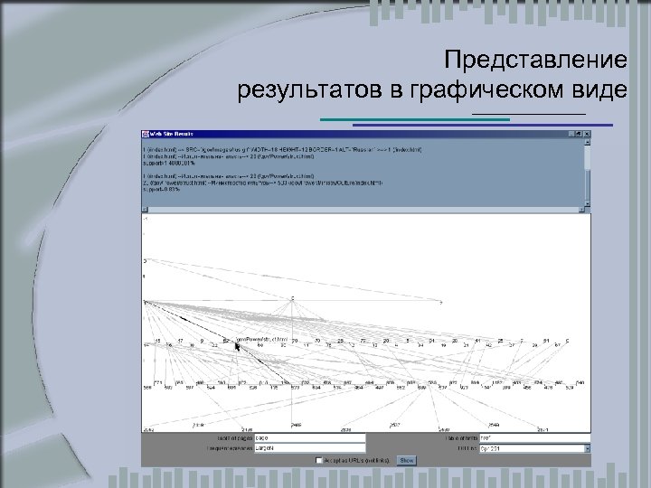 Представление результатов в графическом виде 
