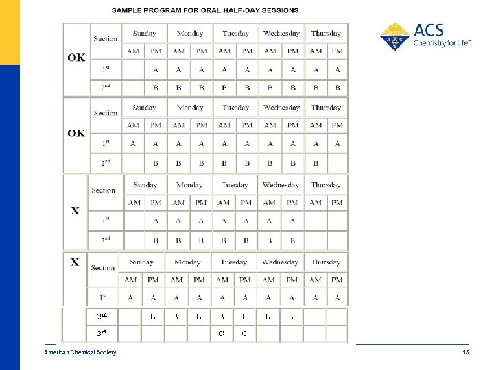 American Chemical Society 15 