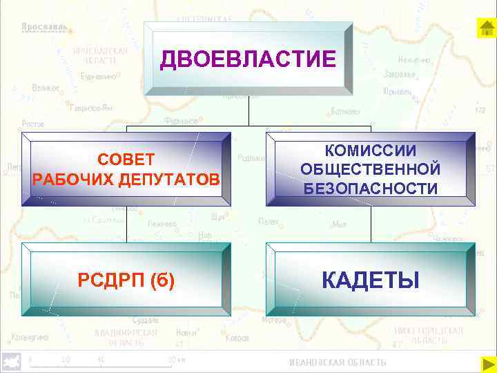 ДВОЕВЛАСТИЕ СОВЕТ РАБОЧИХ ДЕПУТАТОВ КОМИССИИ ОБЩЕСТВЕННОЙ БЕЗОПАСНОСТИ РСДРП (б) КАДЕТЫ 