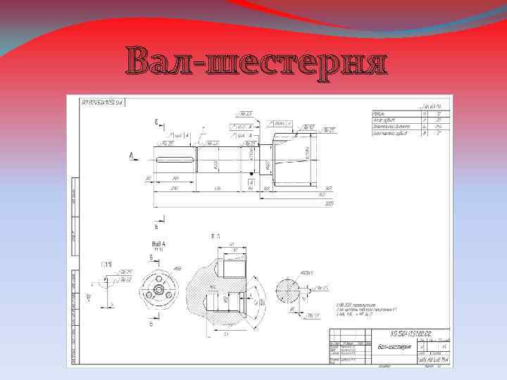Вал-шестерня 