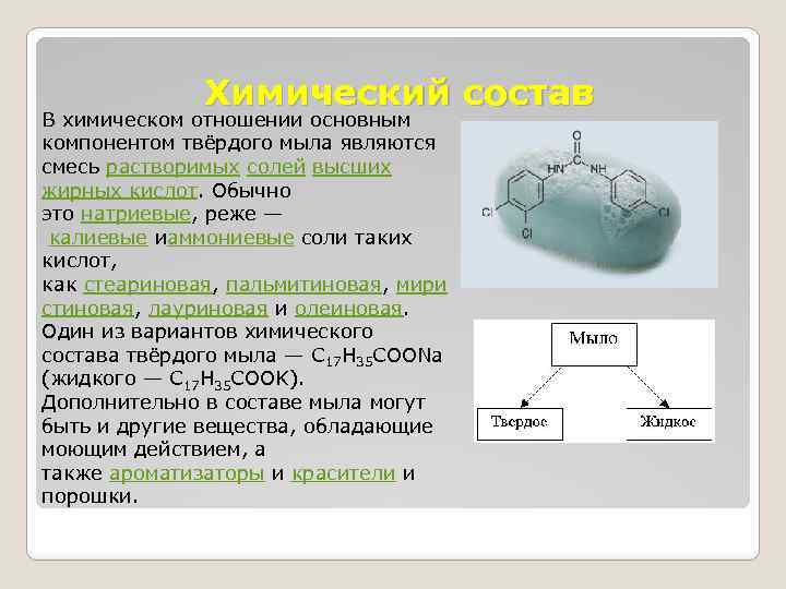 Презентация мыло по химии