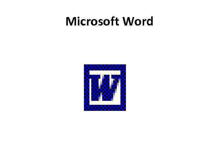 Microsoft Word 