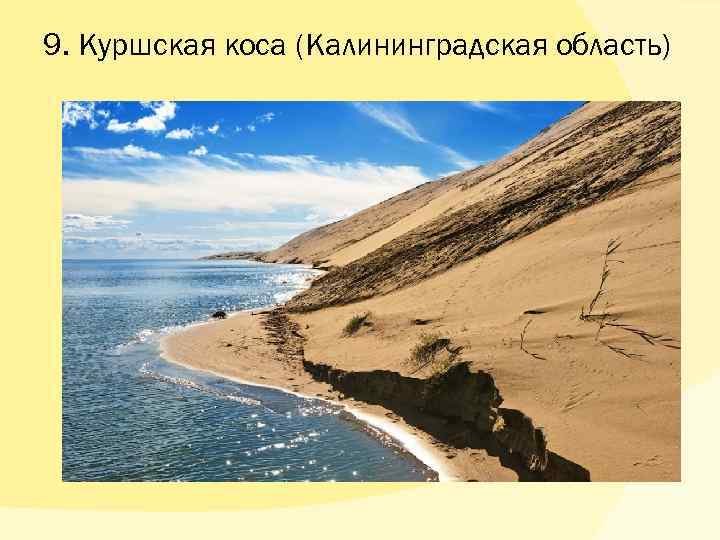 9. Куршская коса (Калининградская область) 
