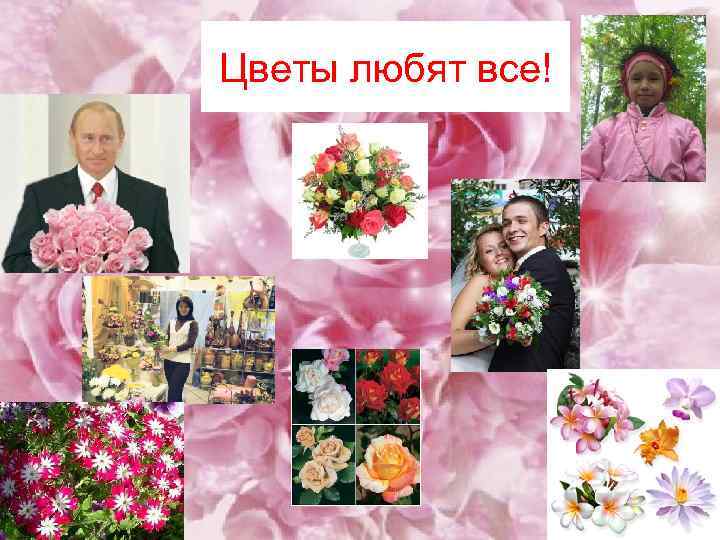 Цветы любят все! 