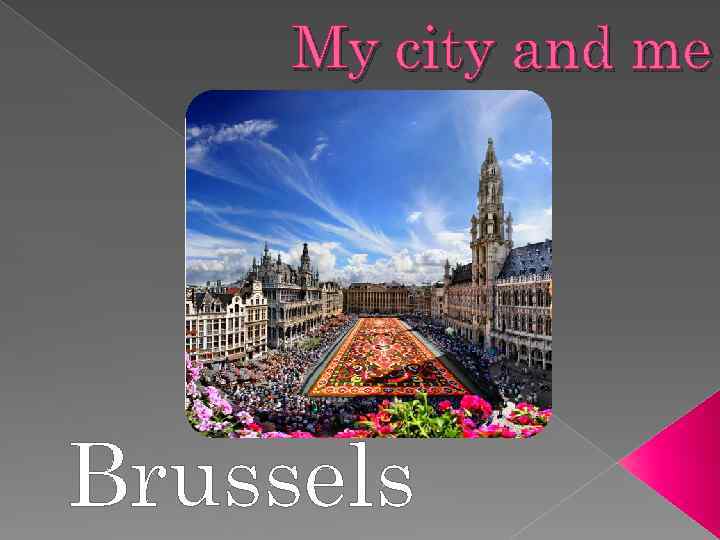 My city and me Brussels 