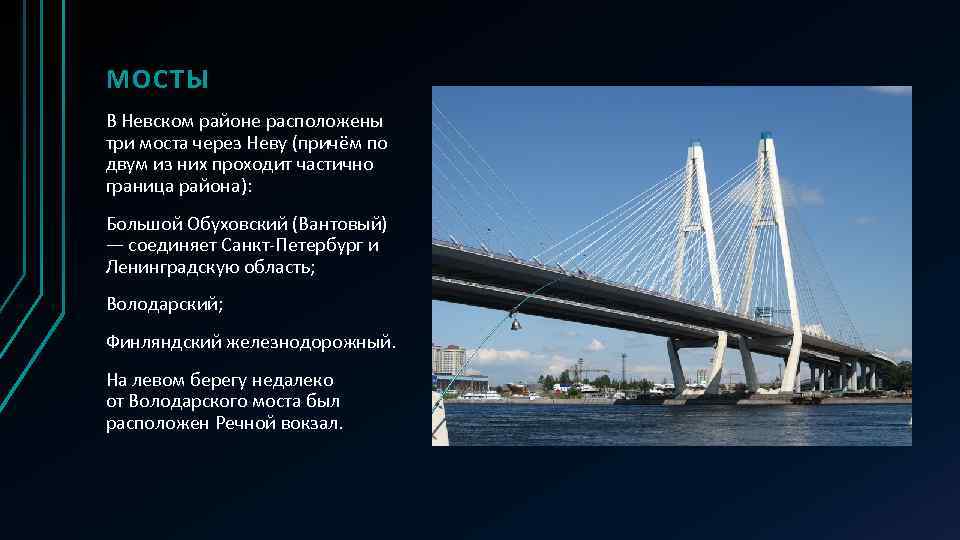 Название моста на карте. Санкт-Петербург большой Обуховский вантовый мост через Неву. Вантовый мост Невский район. Большой Обуховский мост в Санкт-Петербурге 2023.