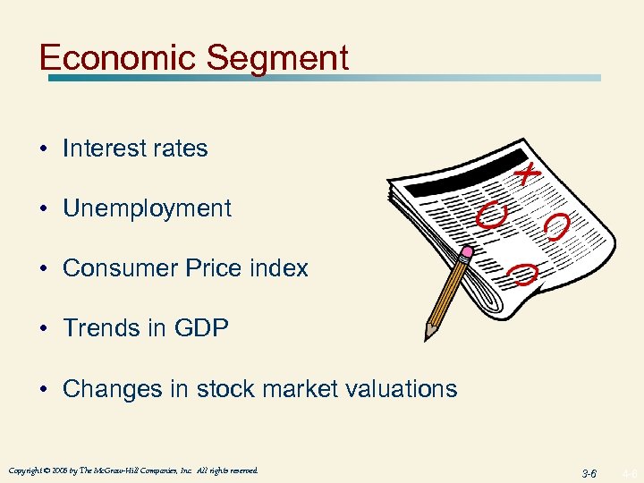 Economic Segment • Interest rates • Unemployment • Consumer Price index • Trends in