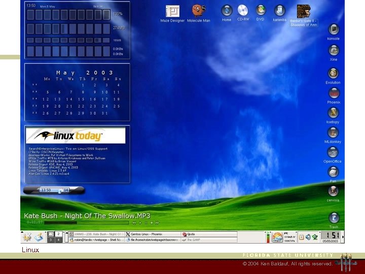 Linux © 2004 Ken Baldauf, All rights reserved. 