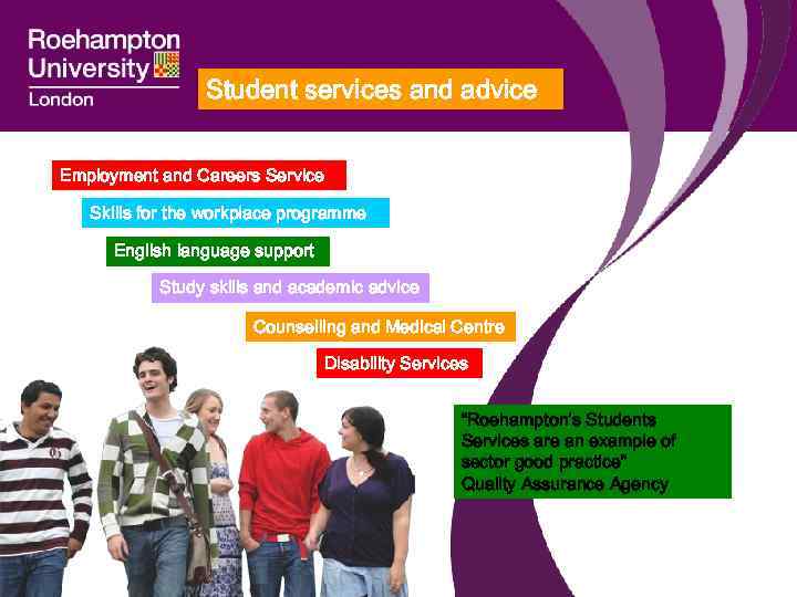 Student services and advice Employment and Careers Service Skills for the workplace programme English