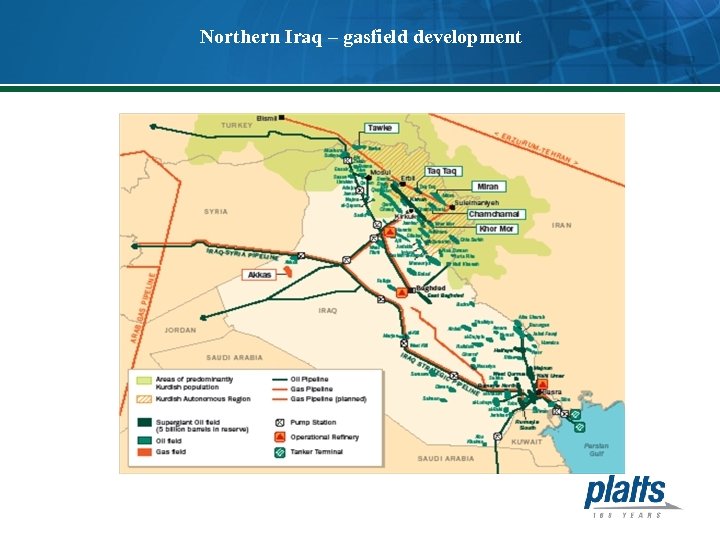 Northern Iraq – gasfield development 